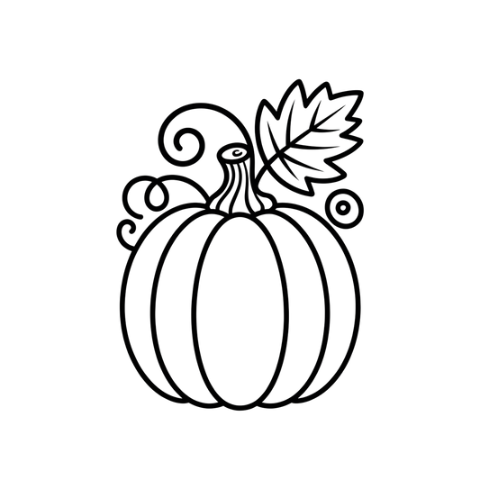 Pumpkin Coloring Page | Free Printables (SVG, PDF & PNG)