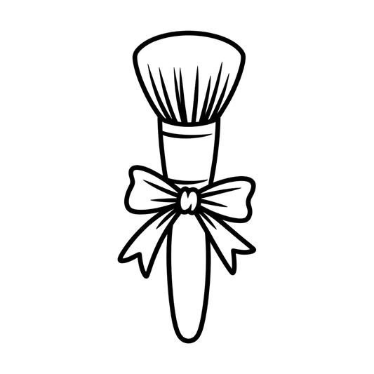 Makeup Brush Coloring Page | Free Printables (SVG, PDF & PNG)