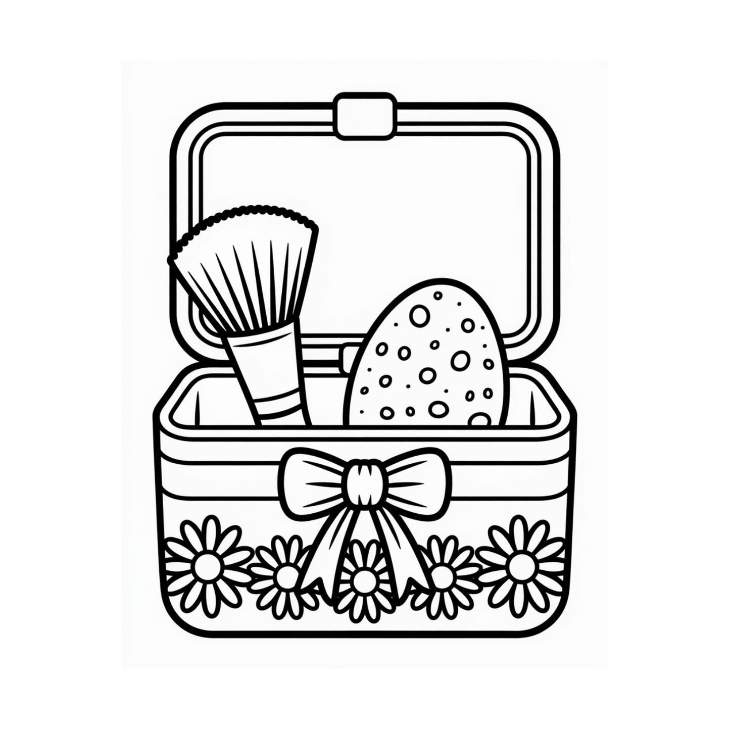 Cosmetic Box Coloring Page | Free Printables (SVG, PDF & PNG)
